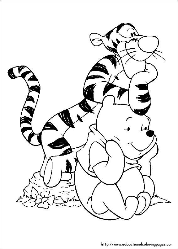 Disney Tigger Coloring Pages