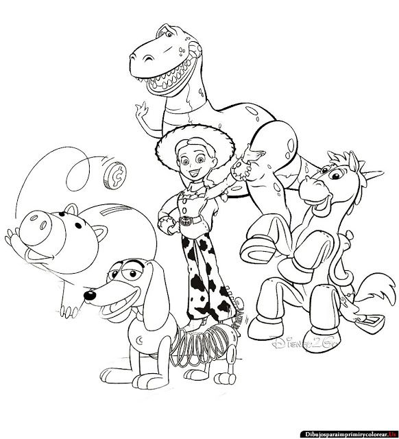 Disney Toy Story Coloring Pages