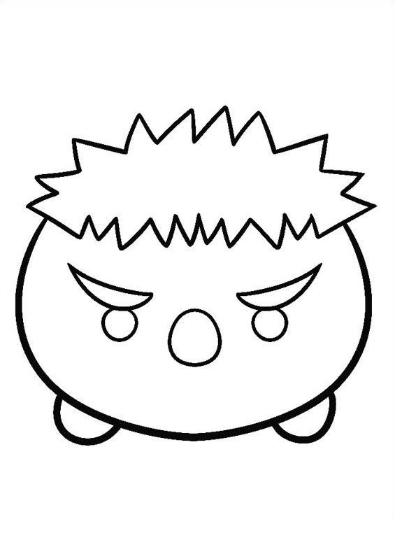 Disney Tsum Tsum Coloring Pages
