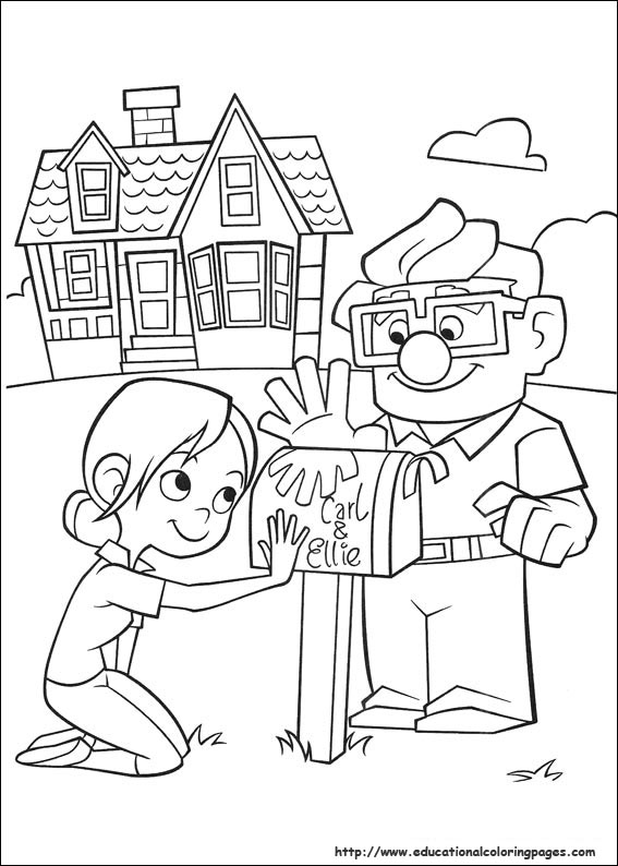 567x794 Up Coloring Pages