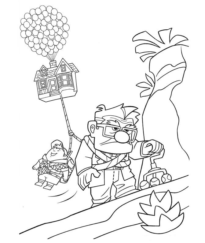 671x794 Up Coloring Pages Disney Up Coloring Pages Getcoloringpages