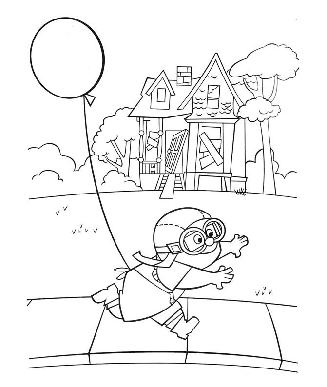 671x794 Up House Coloring Pages Disney Up Coloring Pages Getcoloringpages