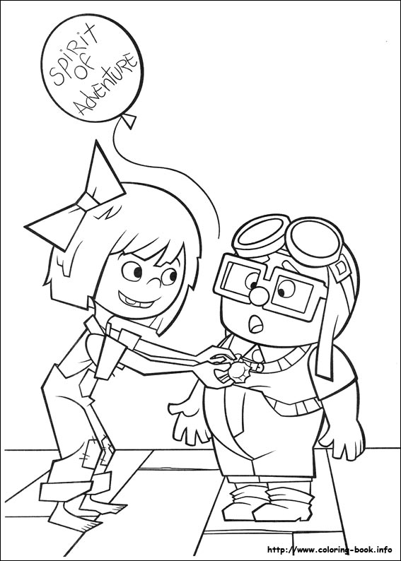 567x794 Up Coloring Picture Disneyland Res Life, Svg File