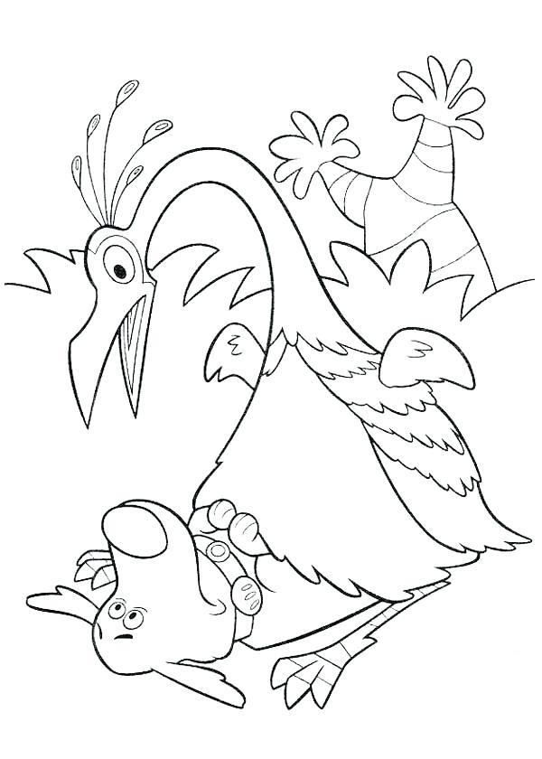600x840 Disney Up Coloring Pages Surprised To See Dug In Up Coloring Page