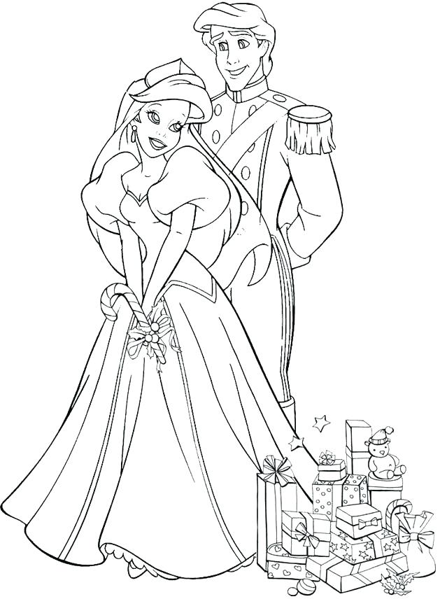 629x856 Disney Wedding Coloring Pages Prince Kiss Coloring Page Disney
