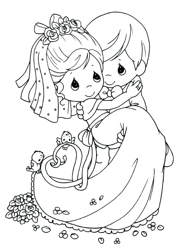 731x1024 Printable Disney Wedding Coloring Pages Page Book And Bo