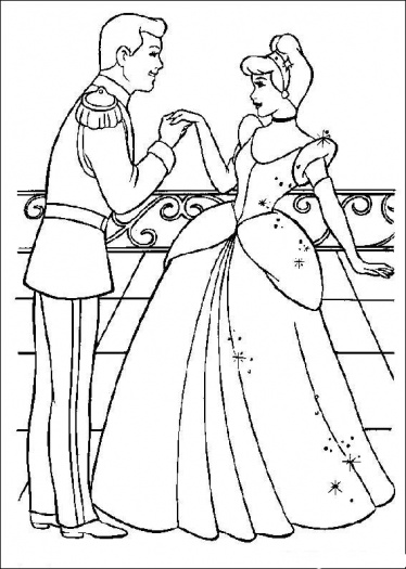 374x525 Disney Cinderella Princess Coloring Pages Coloring Pages