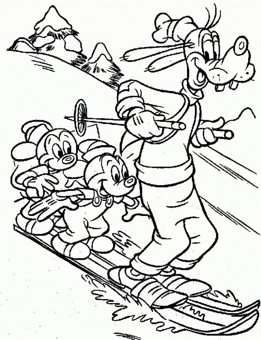 860x1121 Winter Coloring Pages Printable Free