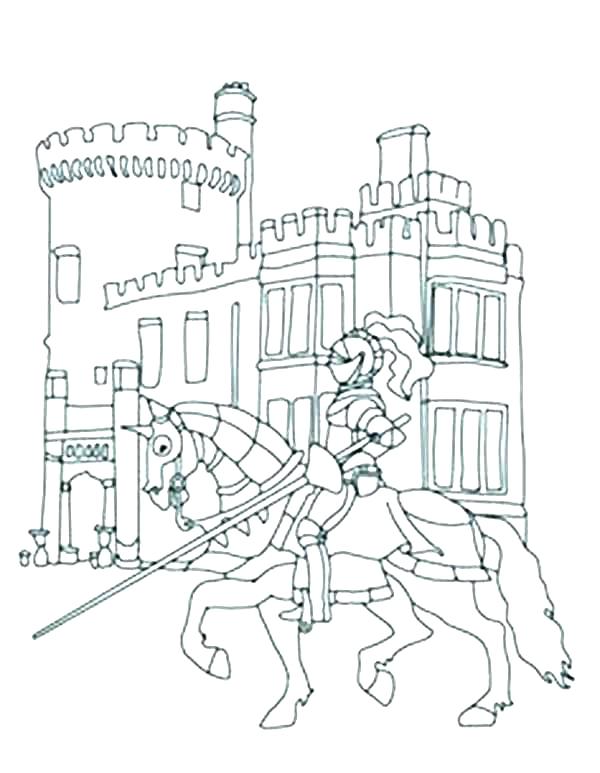 600x773 Castle Coloring Pages Castle Coloring Pages Ideal Snapshot High