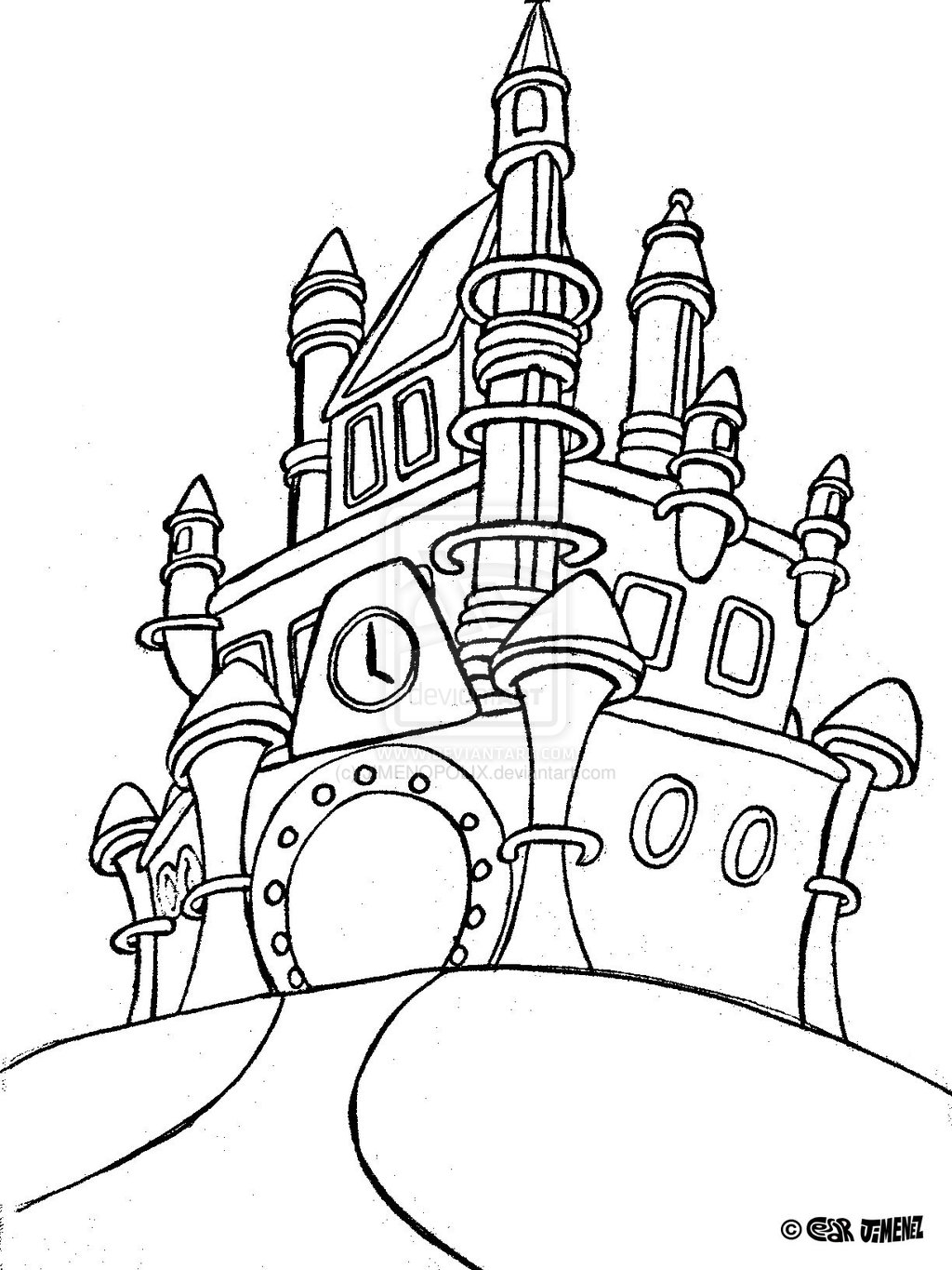1024x1365 Walt Disney World Coloring Pages Newyork Rp Disney World Coloring