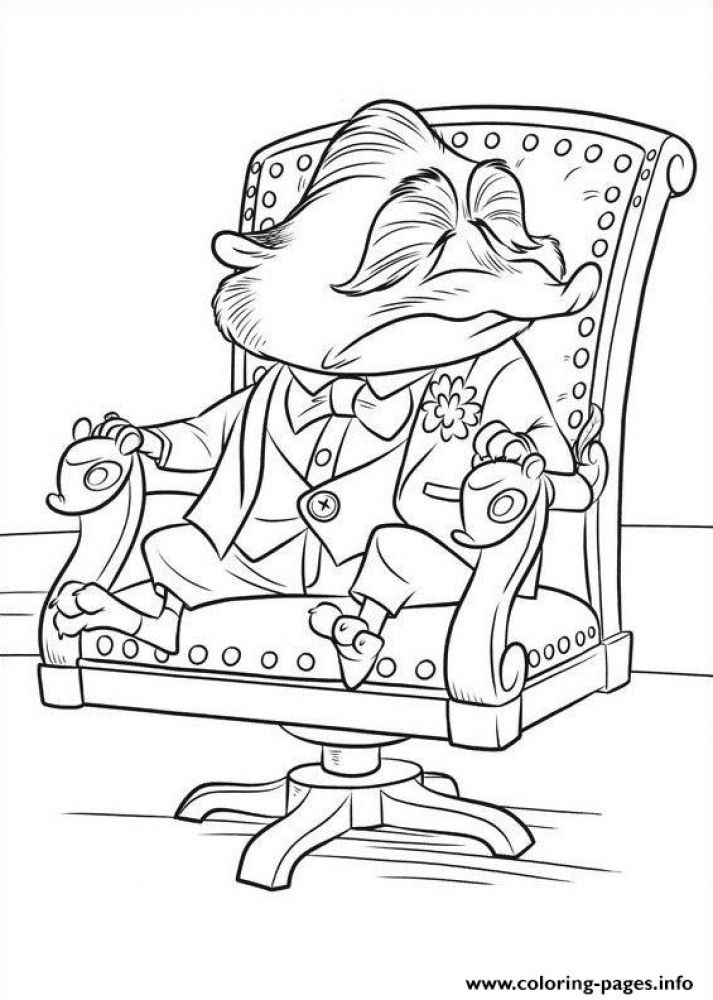 713x1000 Mr. Big Difficult Disney Zootopia Coloring Pages Disney Coloring