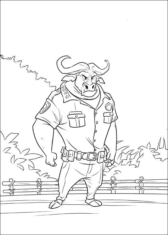 567x794 Zootopia Coloring Pages 12 Malebog Deberes Y Dibujo