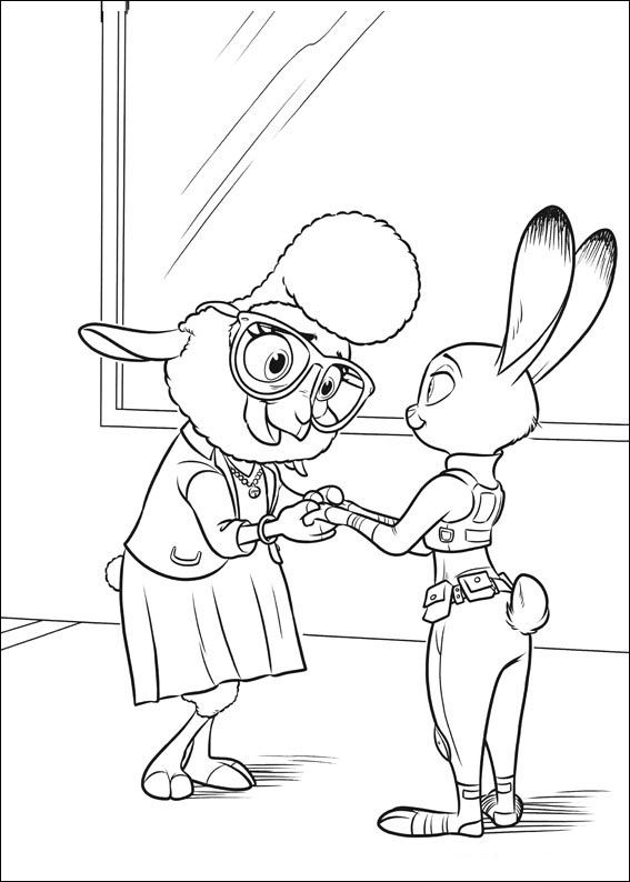 567x794 Zootopia Coloring Pages 28 Free Colouring Pages