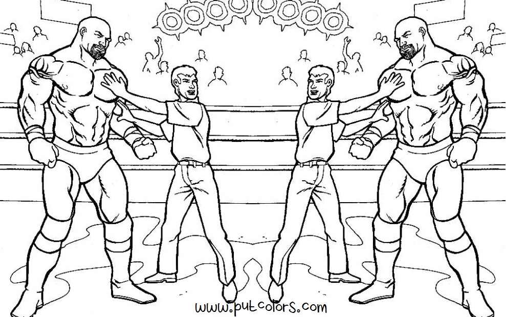 989x621 Wwe Coloring Book