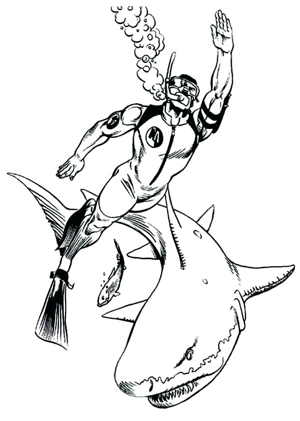 600x840 Coloring Pages Sharks Coloring Pages Shark Bull Shark Coloring