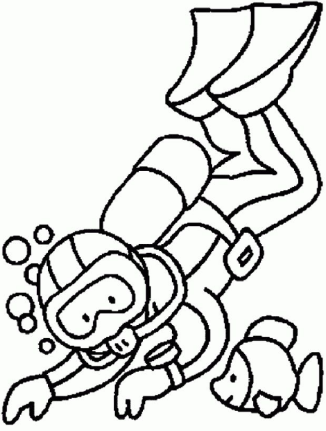 470x622 Scuba Diver Coloring Page Scuba Diving Coloring Book Download