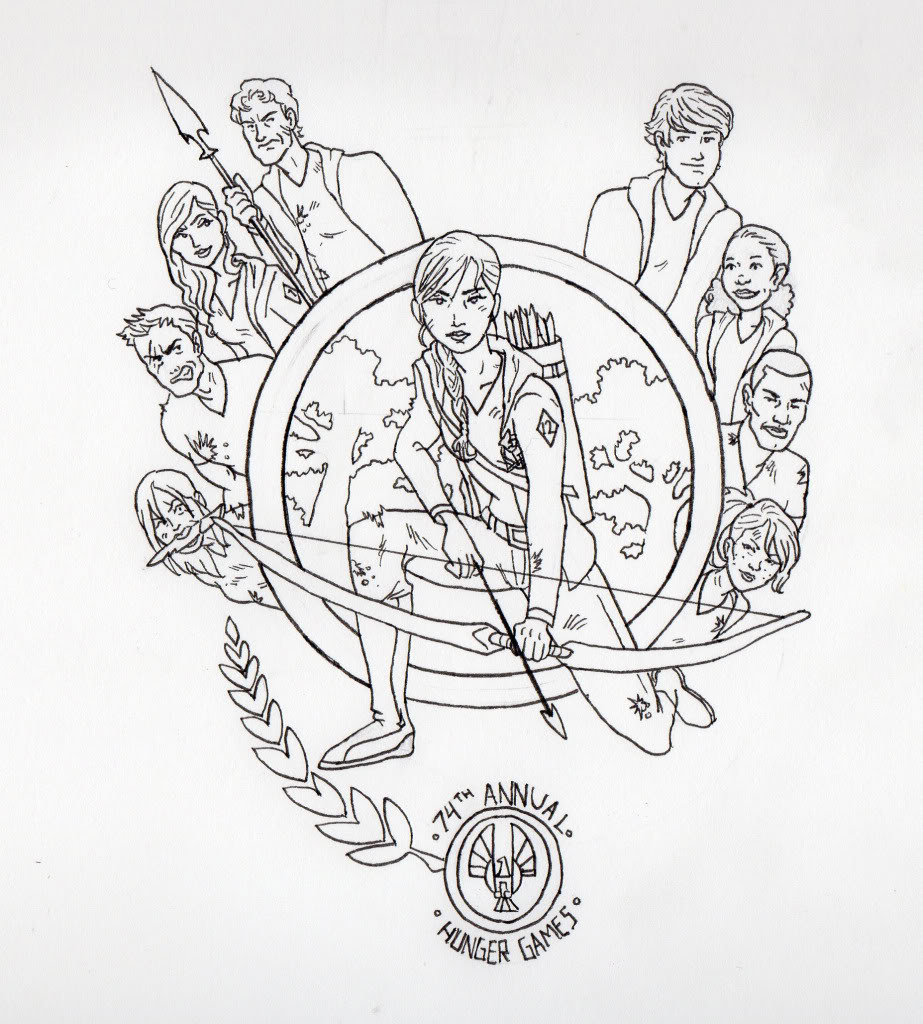 923x1024 Value Divergent Coloring Pages The Hunger Games For Kids To Print