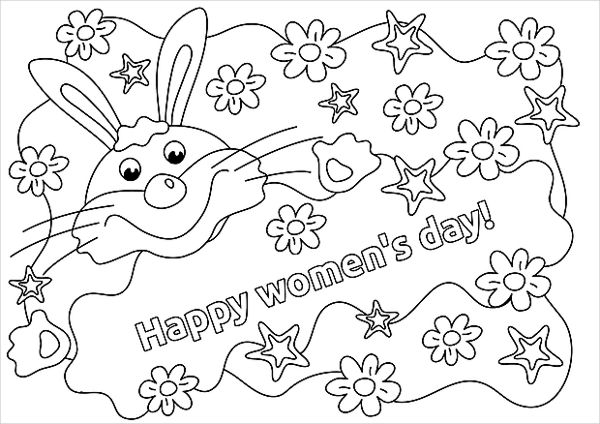 600x424 Women's Day Coloring Pages Free Amp Premium Templates