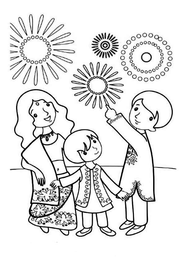 600x848 Happy Diwali Coloring Pages