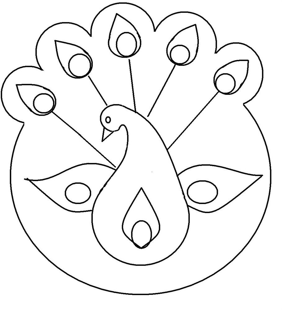 909x1000 Unique Rangoli Designs Coloring Pages Happy Diwali Collection