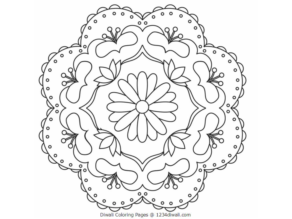 1024x768 Diwali Colouring Pages For Kids Acticity Diwali 2018
