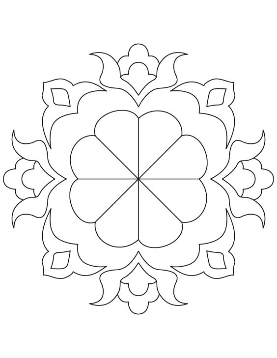 564x729 Rangoli Coloring Pages Coloring Pages For Kids Free Printable