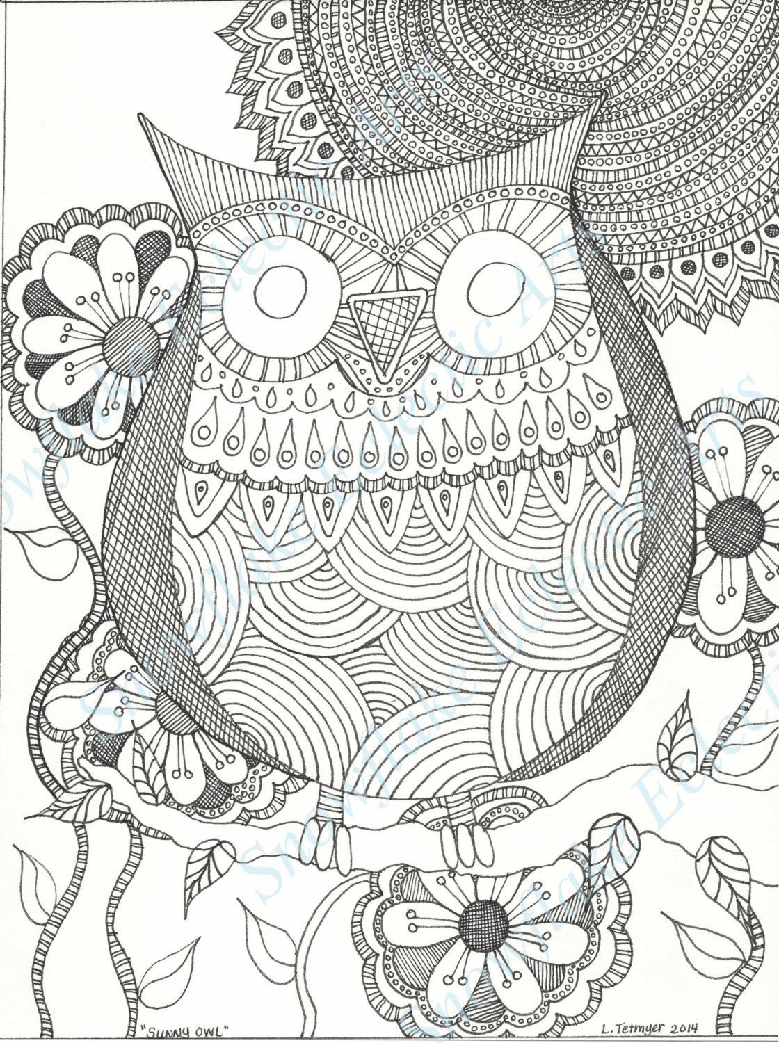 1120x1500 Diy Coloring Page Instant Pdf Digital Por Snowflakeeclecticart