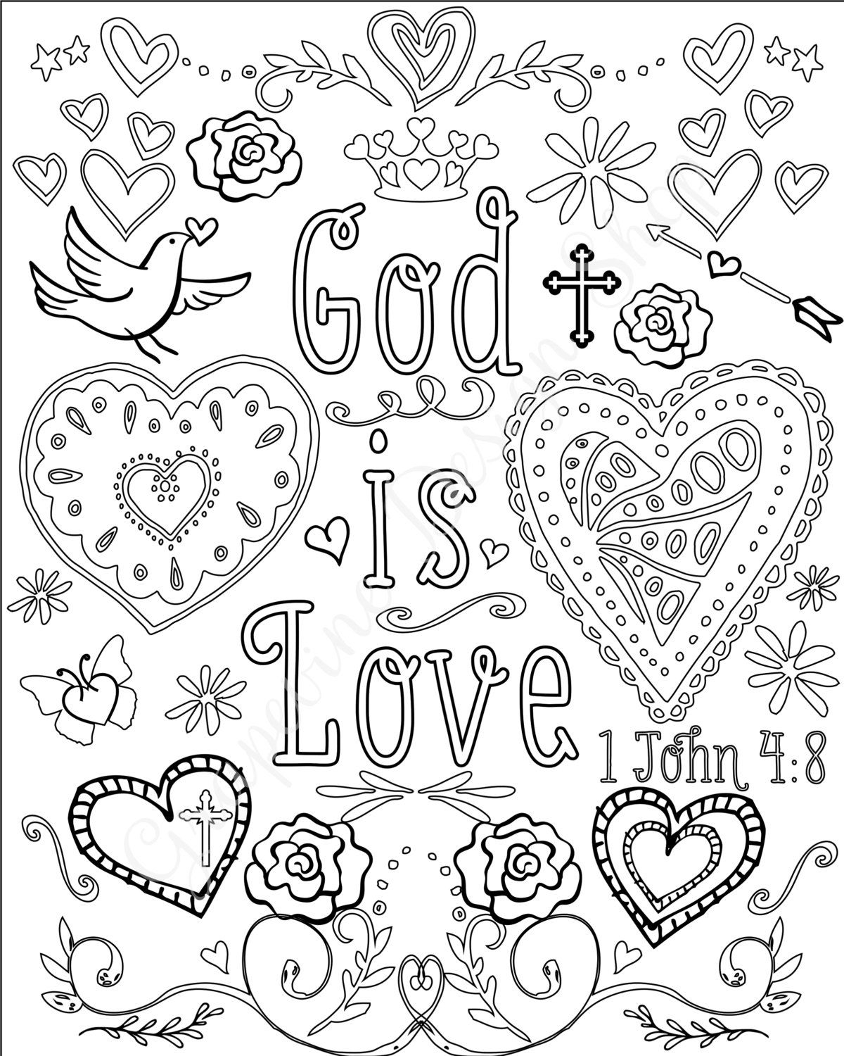 1200x1500 New Christian Inspirational Adult Coloring Pages Gallery