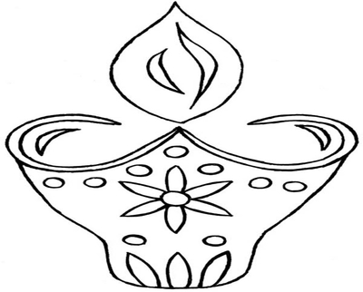 400x322 Diwali Lights Coloring Pages Page Image Clipart Images
