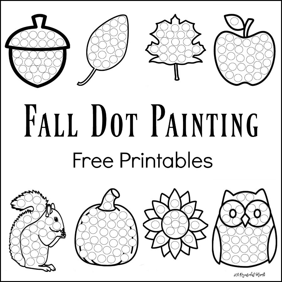 900x900 Special Free Dot Marker Coloring Pages Printables Printabl On Do