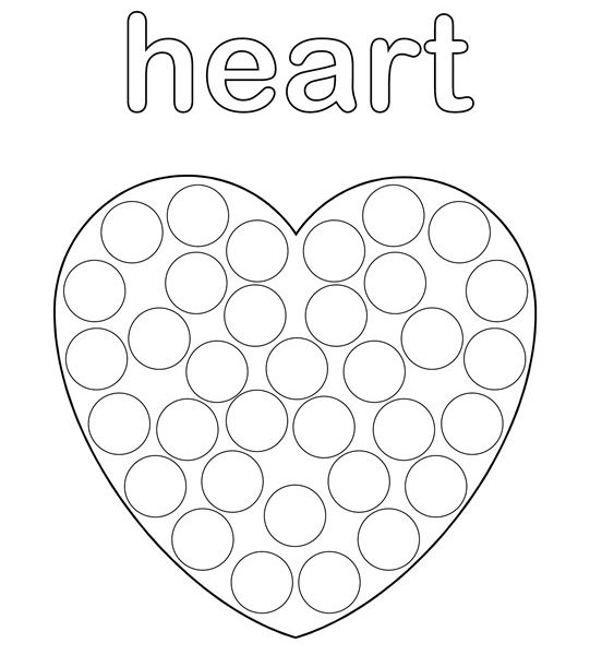 541x600 Dot Paint Printables 12 Free Shapes Do A Dot Printables Design