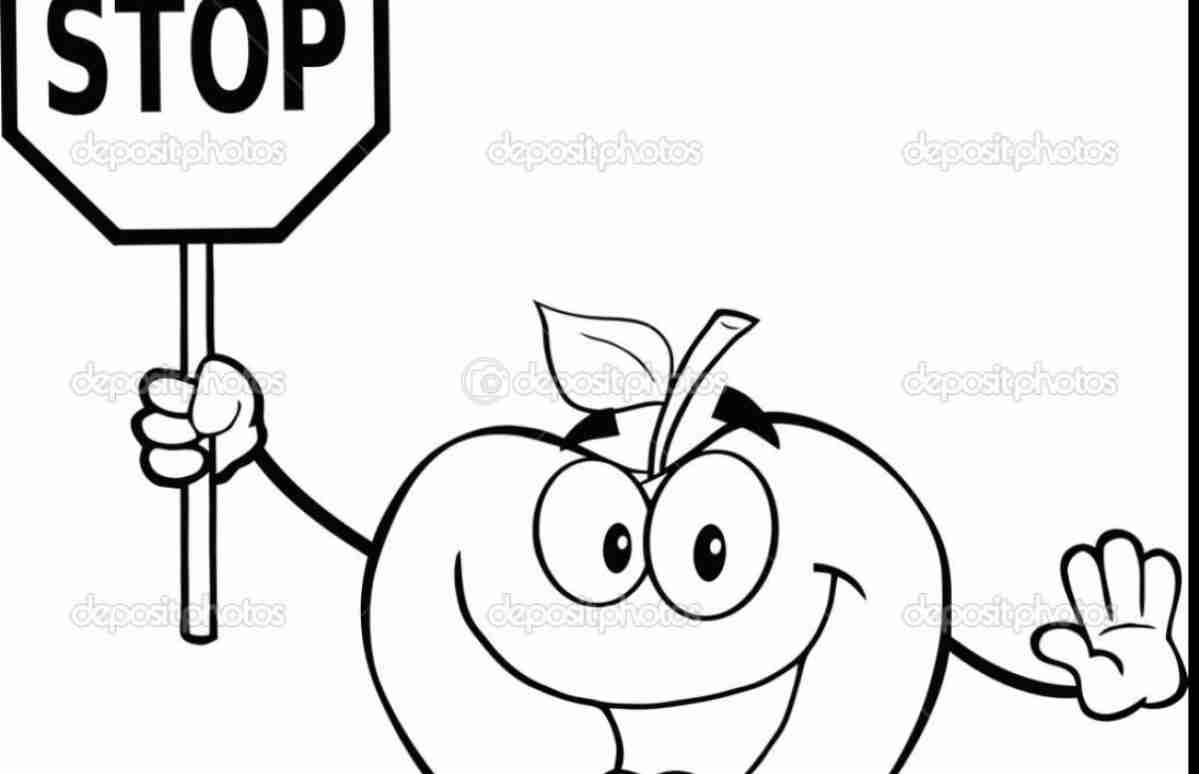 1199x774 Stop Sign Coloring Pages Do Not Enter Coloringstar Fine Page