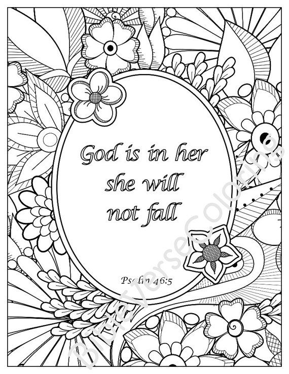 570x738 5 Bible Verse Coloring Pages Set Inspirational Quotes Diy