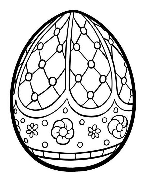 570x706 Unique Spring Amp Easter Holiday Adult Coloring Pages Designs