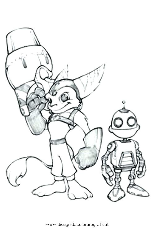 500x738 Ratchet And Clank Coloring Pages Ratchet And Clank Coloring Pages