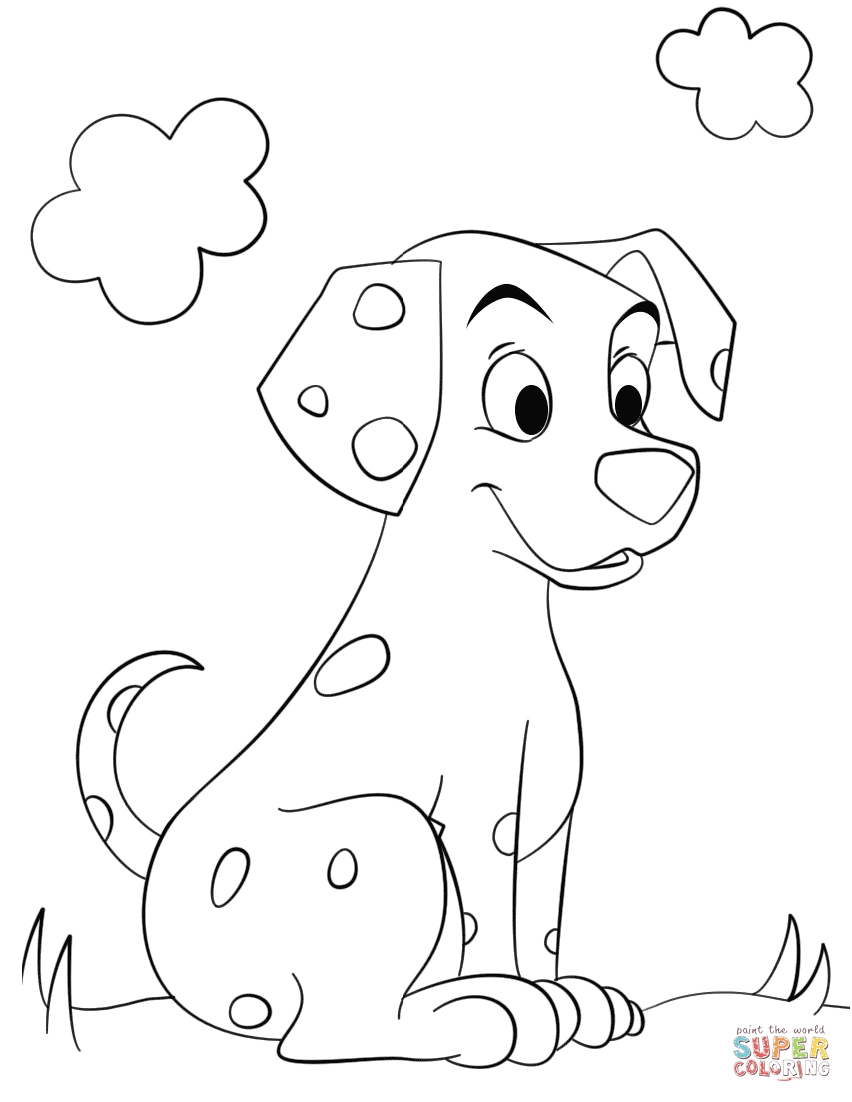 852x1102 Cute Dalmatian Dog Coloring Pages Collection Coloring For Kids 2018