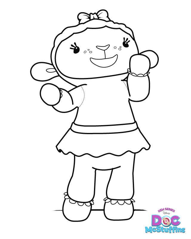 640x800 Doc Mcstuffins Coloring Pages