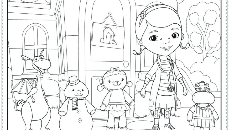 960x544 Doc Mcstuffin Coloring Pages Astounding Docs Coloring Pages