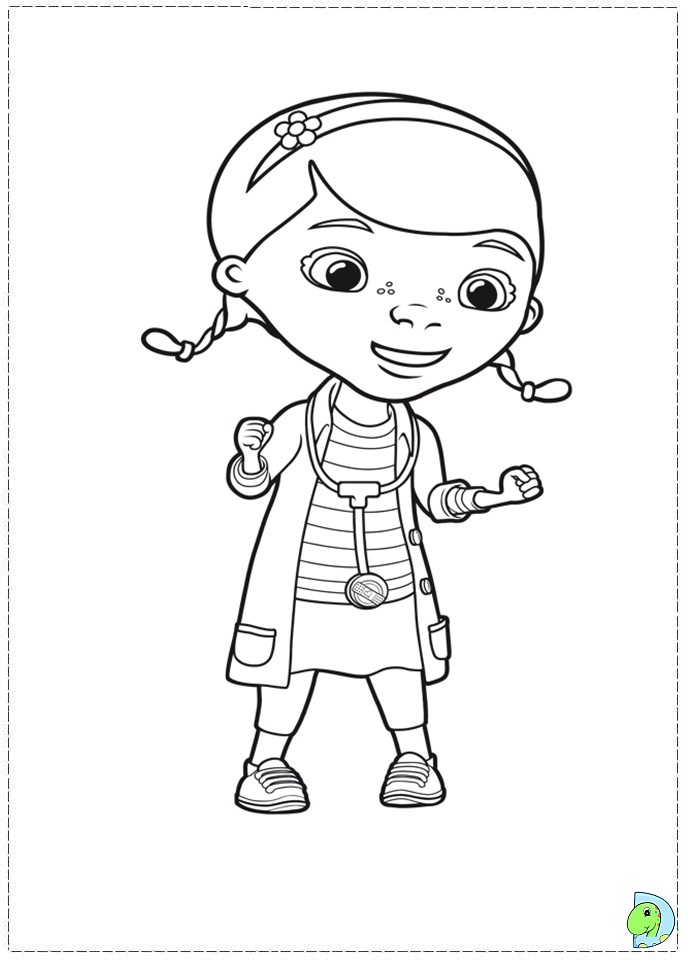 691x960 Doc Mcstuffins Christmas Coloring Pages