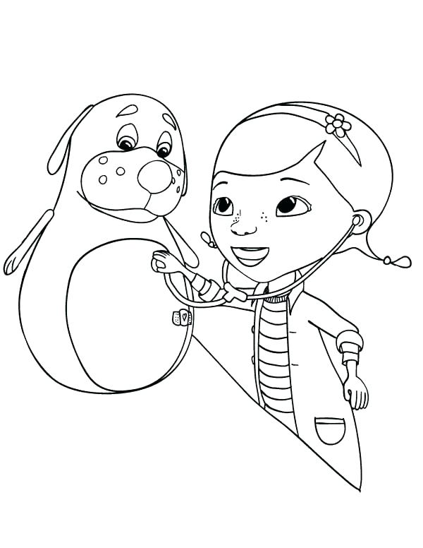 600x776 Doc Mcstuffins Coloring Pages
