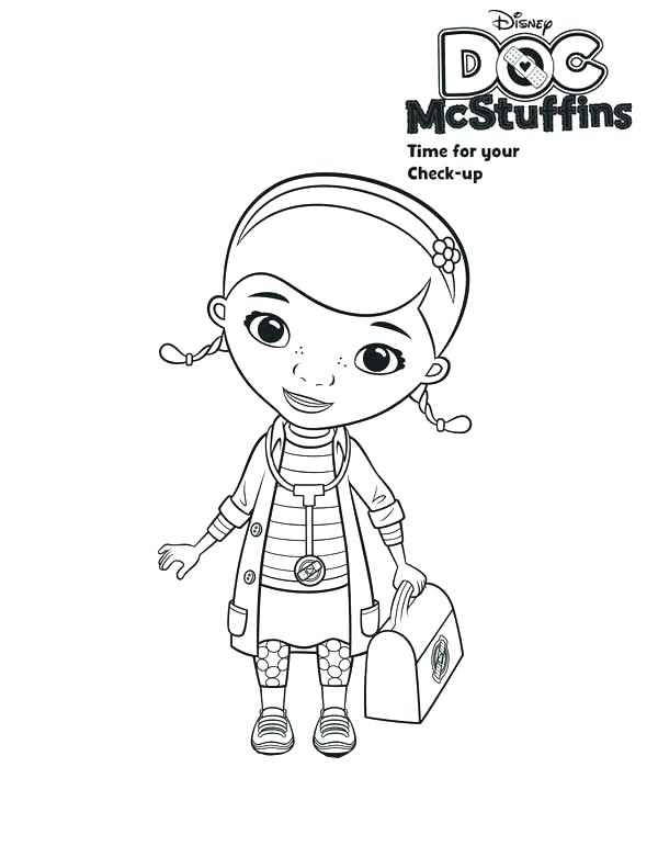 600x771 Doc Mcstuffins Coloring Pages Doc Coloring Pages Doc Coloring