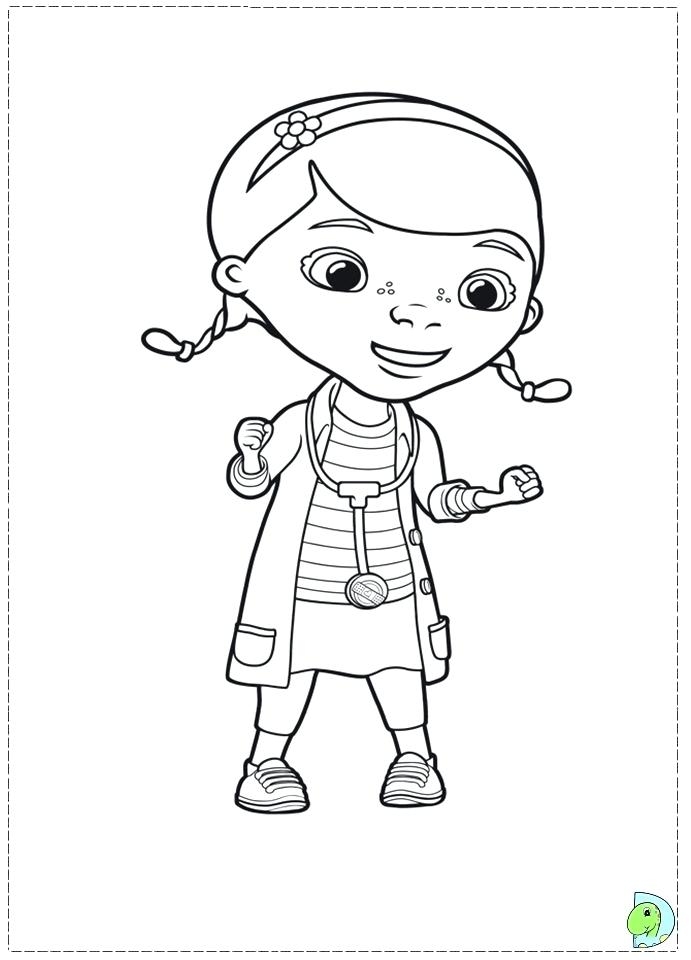 691x960 Doc Mcstuffins Coloring Sheet Printable Coloring Page