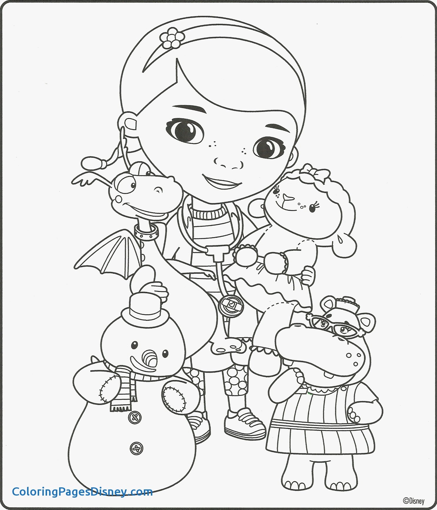 1486x1733 Jessie Coloring Games Best Of Doc Mcstuffins Coloring Page Doc
