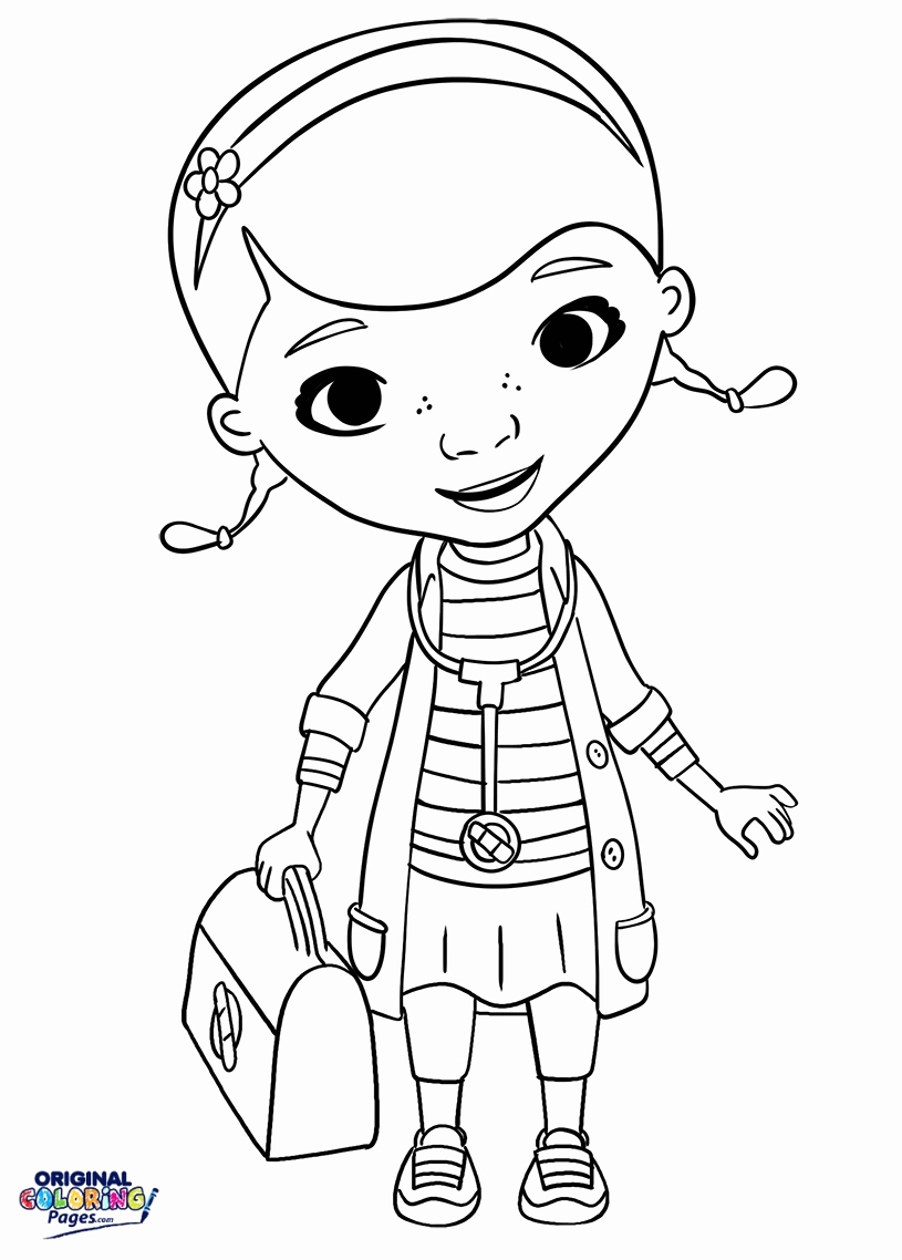 815x1138 Weird Doc Mcstuffins Coloring Page Dr Mcstuffi