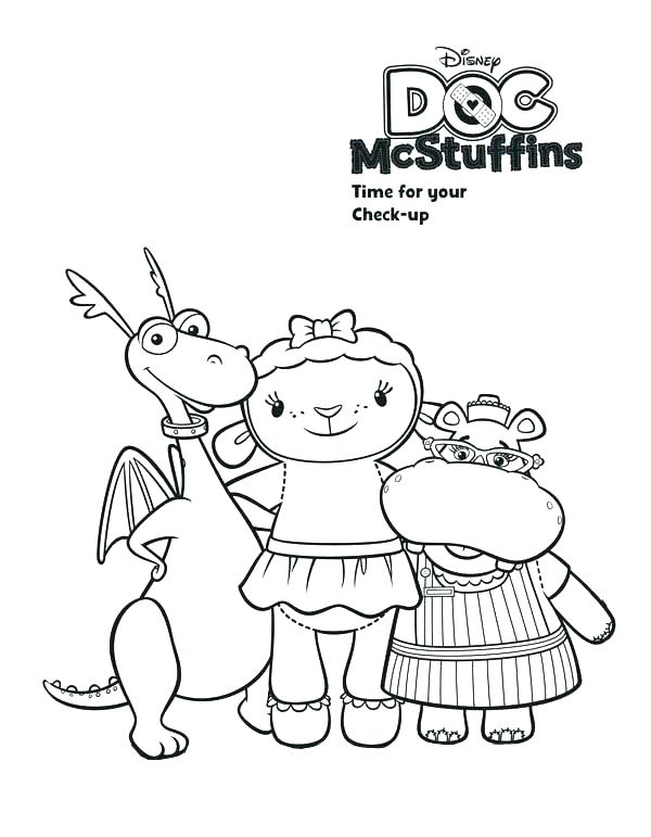600x771 Printable Doc Mcstuffins Coloring Pages Shippa.co