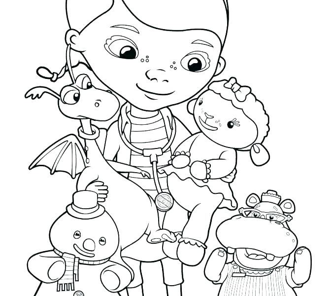 678x600 Coloring Pages Doc Mcstuffins Coloring Pages Doc Doc Color Page