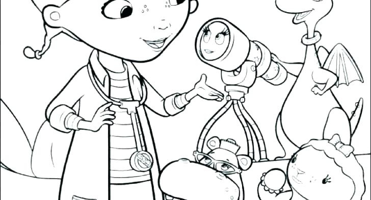 728x393 Doc Mcstuffins Coloring Pages Doc Color Page Doc Coloring Pages