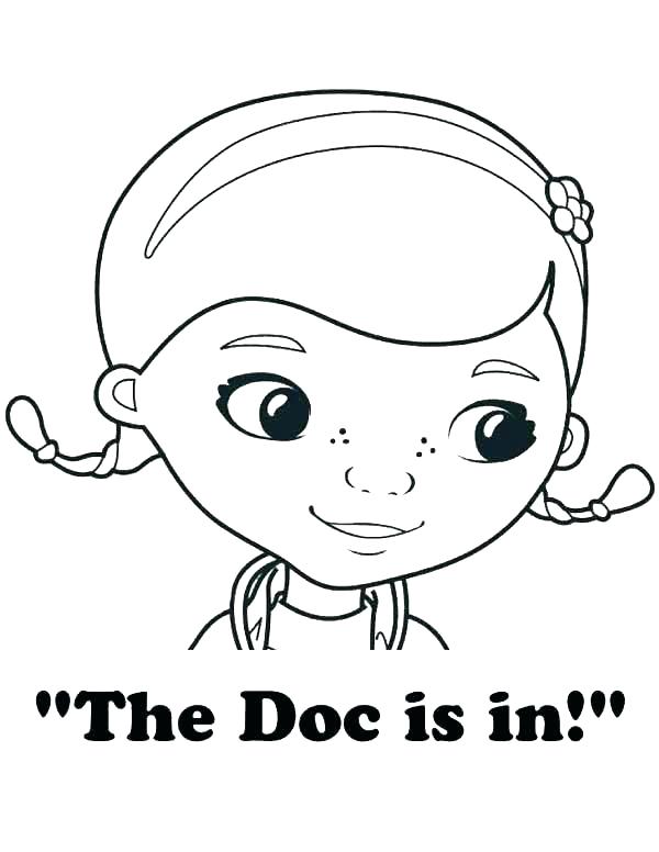 600x776 Doc Mcstuffins Halloween Coloring Pages