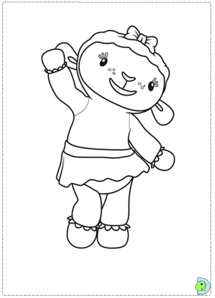 691x960 Doc Mcstuffins Coloring Pages