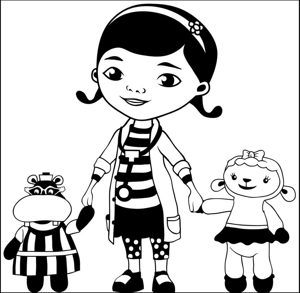 1024x999 Doc Mcstuffins Coloring Sheets For Your Little Kids
